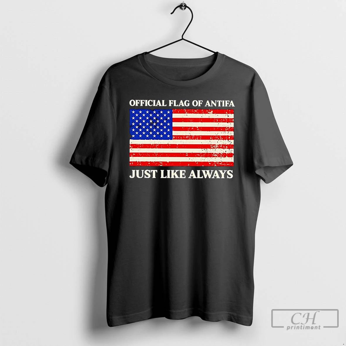 Classic America Flag Of Antifa Just Like Always T Shirts