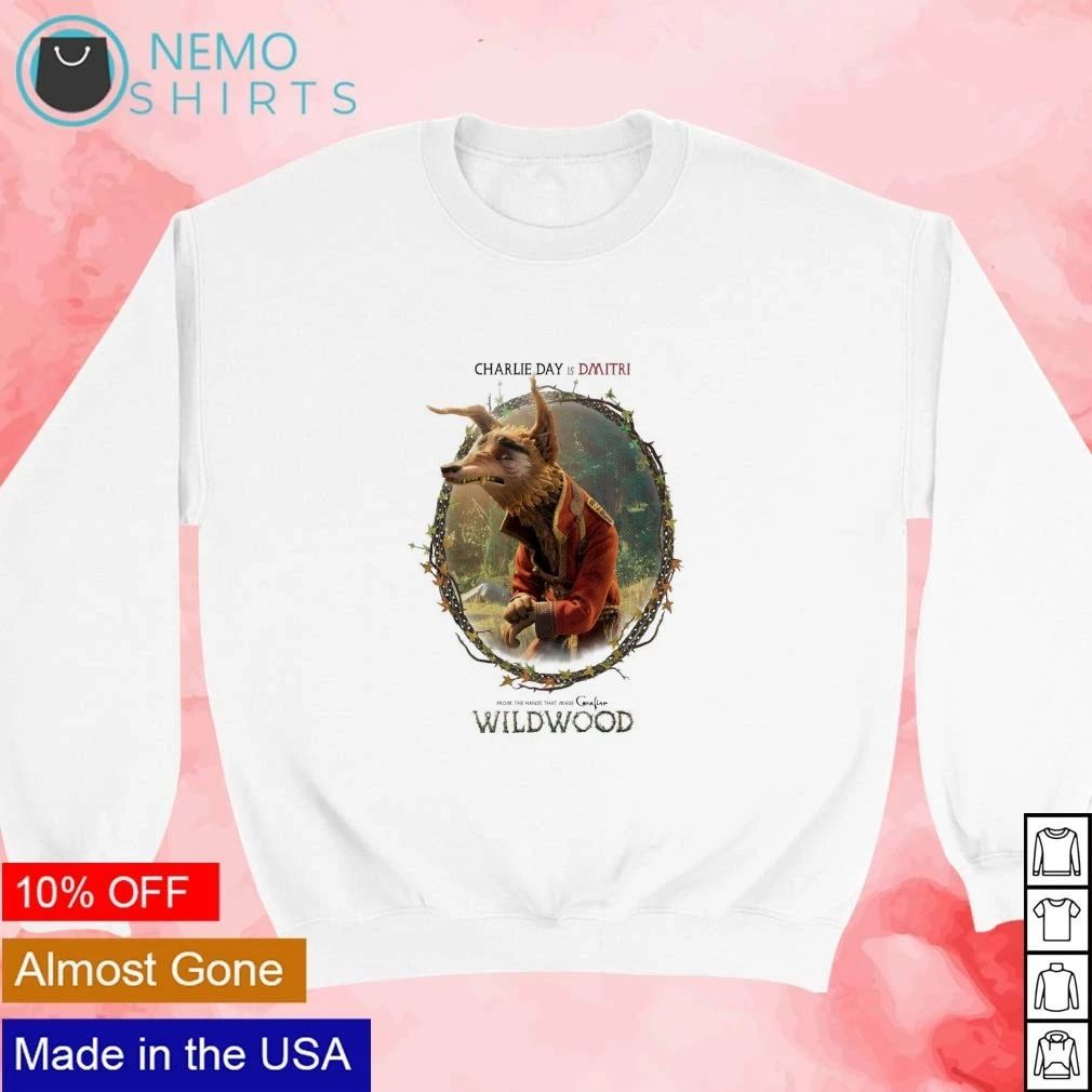 Charlie Day as Dmitri in Wildwood from the Hands That Made Coraline shirt