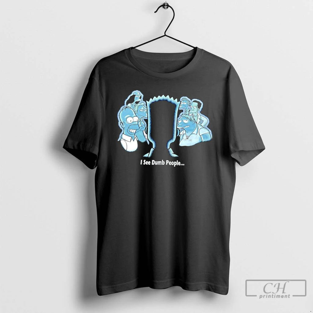 Classic The Simpsons I See Dumb People T Shirts