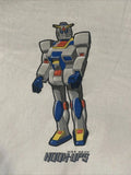 Vintage 1994 Hook-Ups Robot Anime T-Shirt Jeremy anime manga WHITE tee PA8815