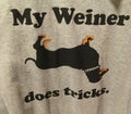 Surf Style My Weiner does Tricks New w/Tags Gray XL Men's T-Shirt *Free Ship