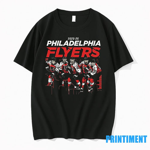 2025 26 Philadelphia Flyers Team Players Skyline Tshirts Sweater