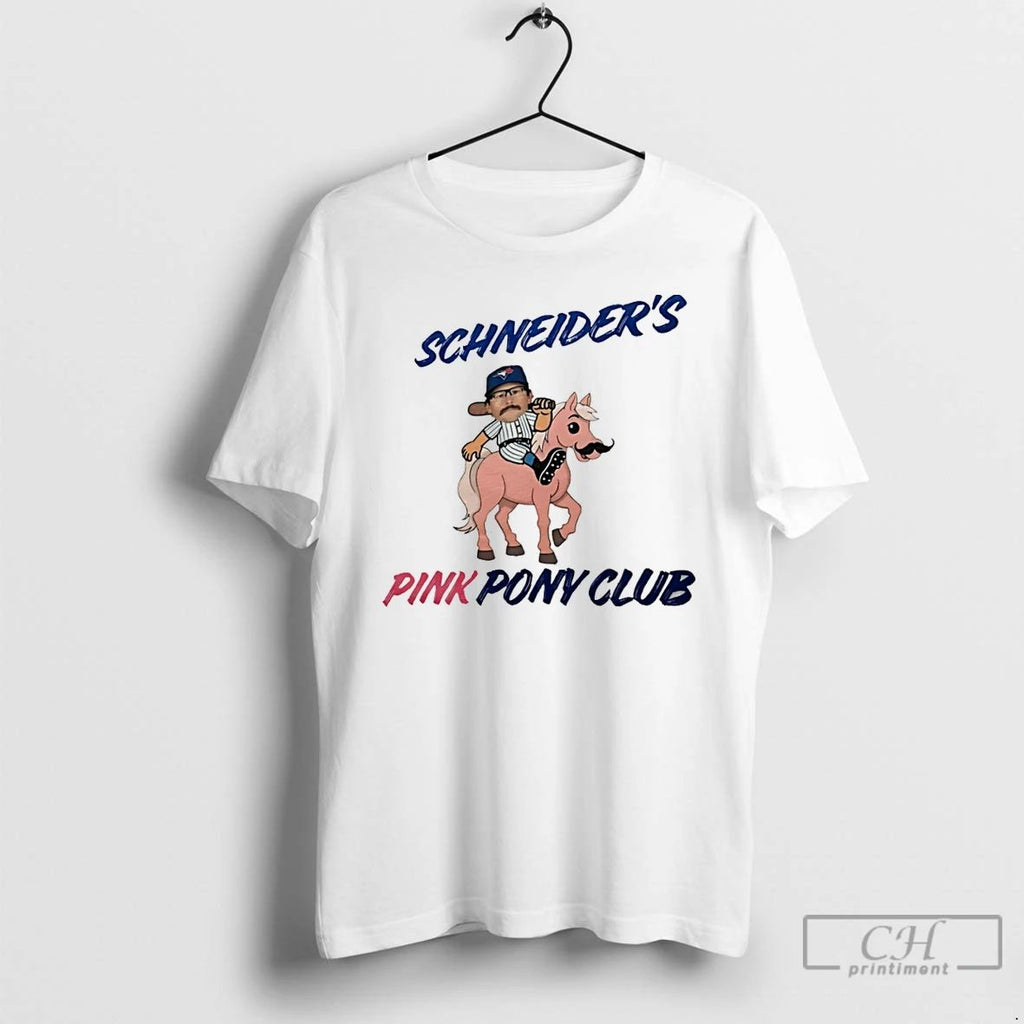Classic Davis Schneider Toronto Blue Jays Schneiders Pink Pony Club T Shirts