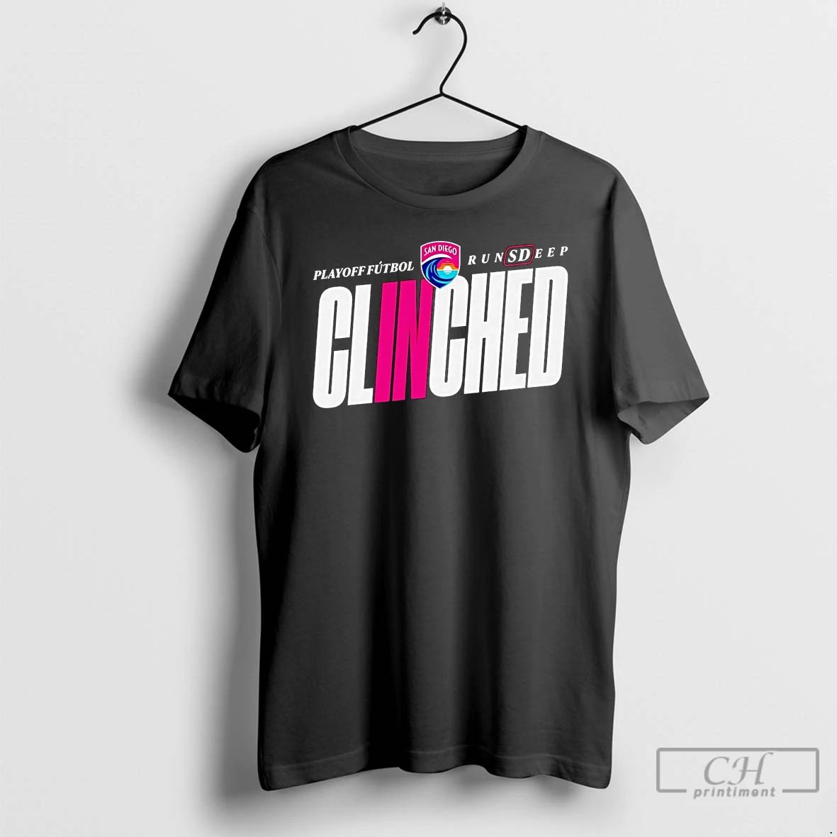 Classic San Diego Wave Fc Clinched 2025 Playoff Runs Deep T Shirts
