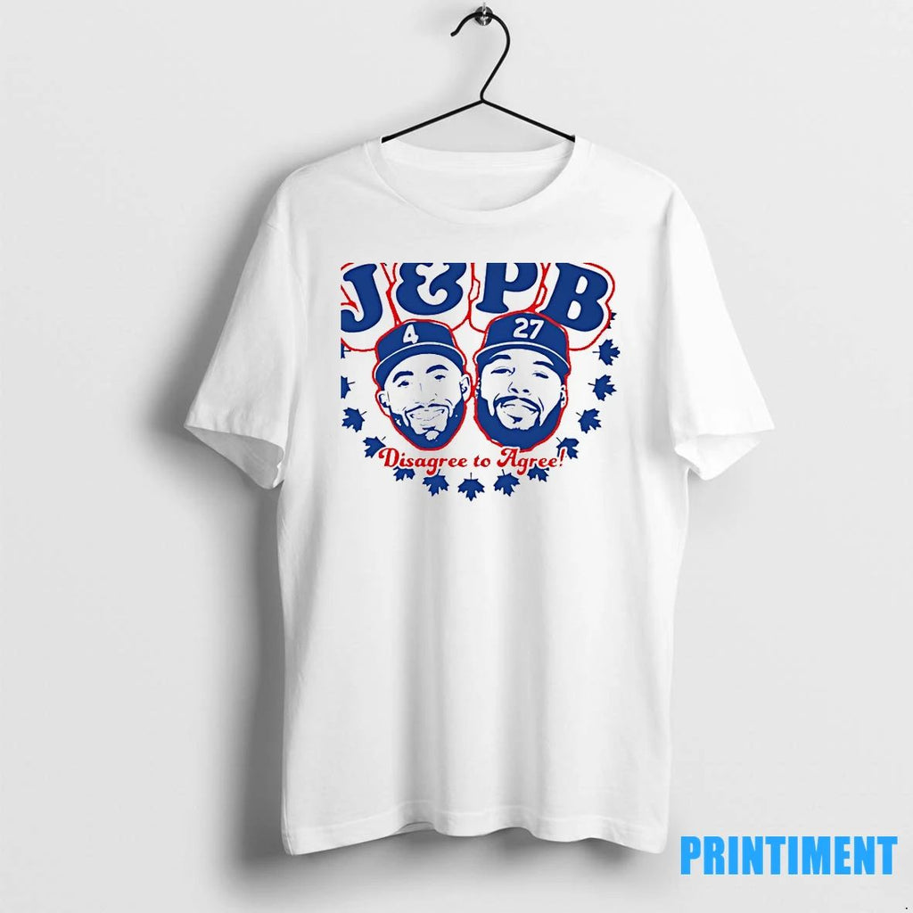 Toronto J Pb Vladimir Guerrero Jr And George Springer Disagree To Agree Tshirts Sweater