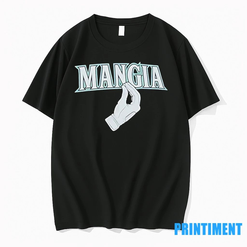 Dominic Canzone Wearing Mangia Tshirts Sweater
