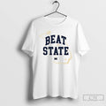 Classic Michigan Wolverines Paul Bunyan Rivalry Beat State Map T Shirts