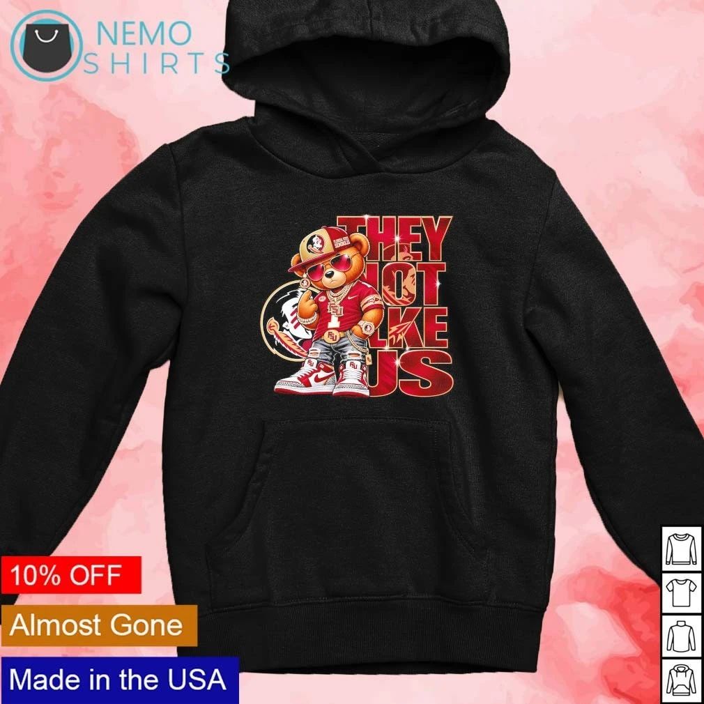 Florida State Seminoles They Not Like Us FSU Bear shirt