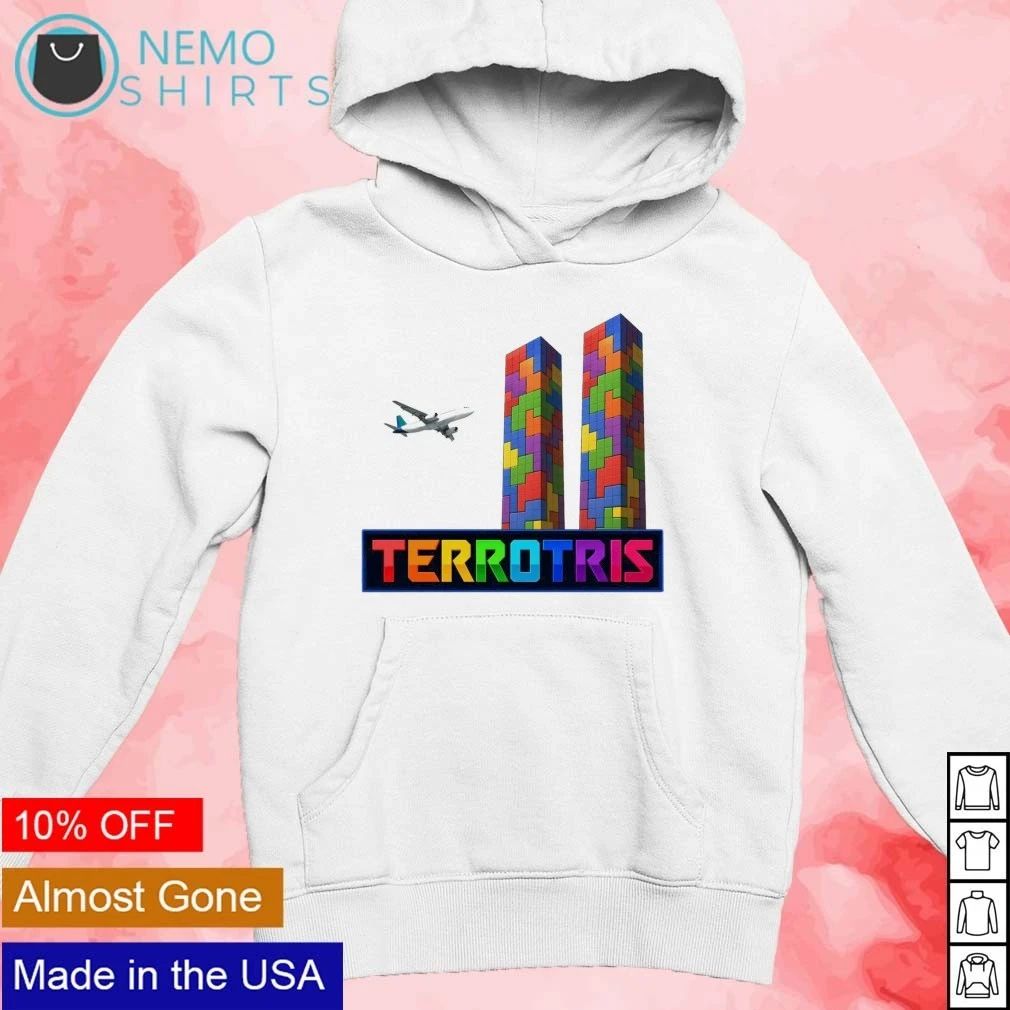 Terrotris Tetris Parody Humor Gaming Satire shirt
