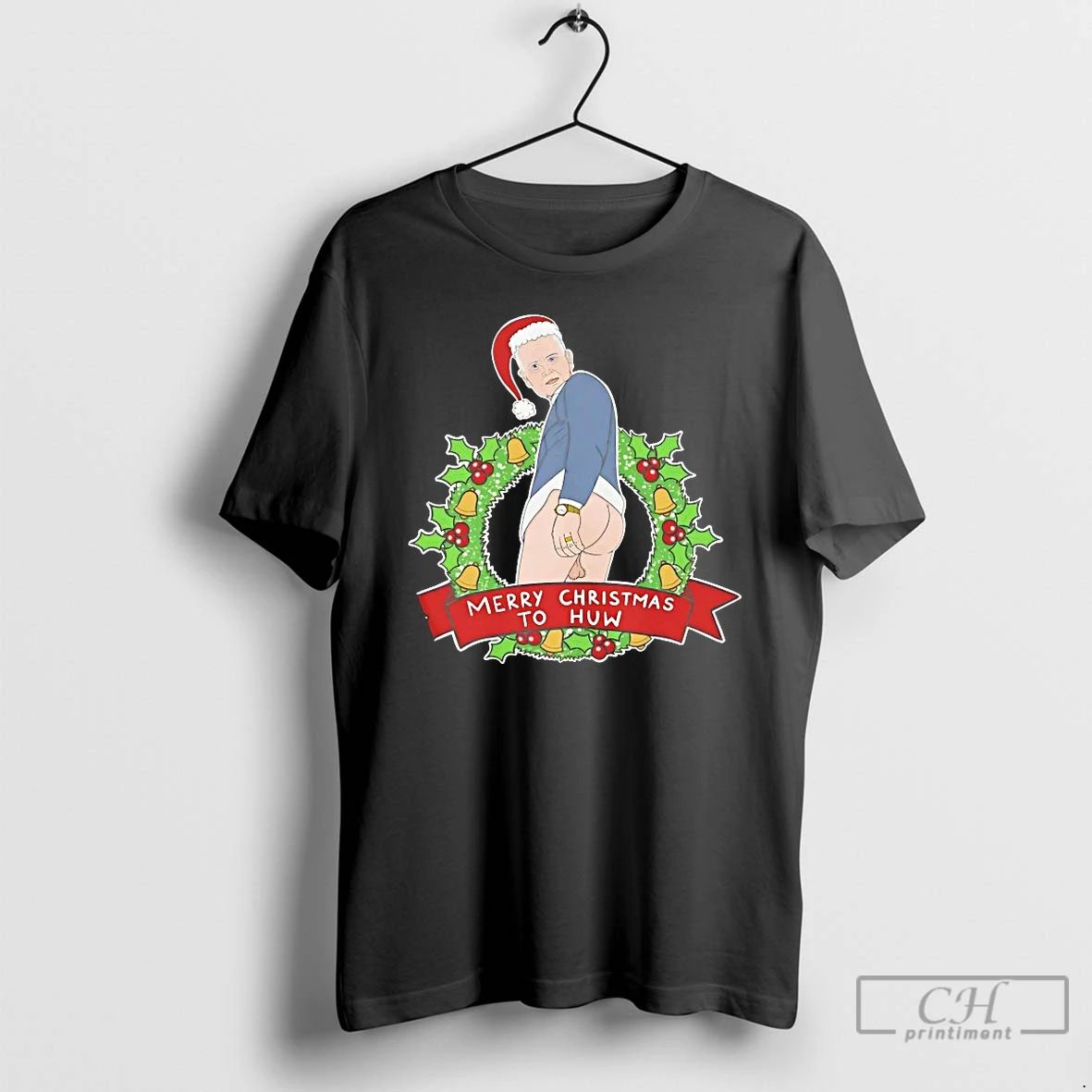 Classic Merry Christmas To Huw Edwards T Shirts