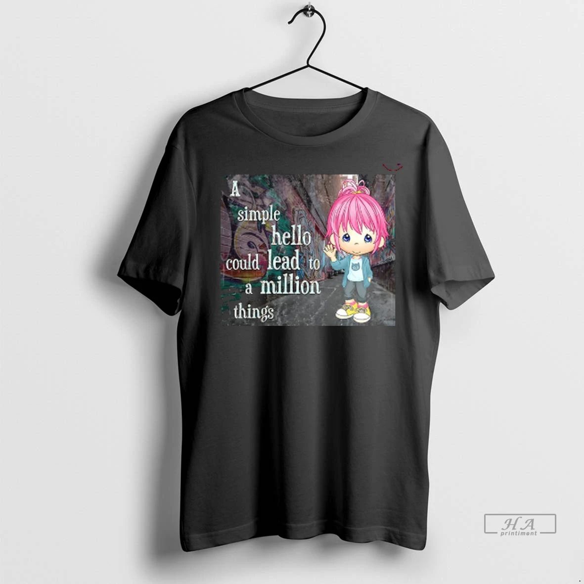 Officials Trendy Graffiti A Simple Hello Could Lead To A Million Things Shirt Sweater
