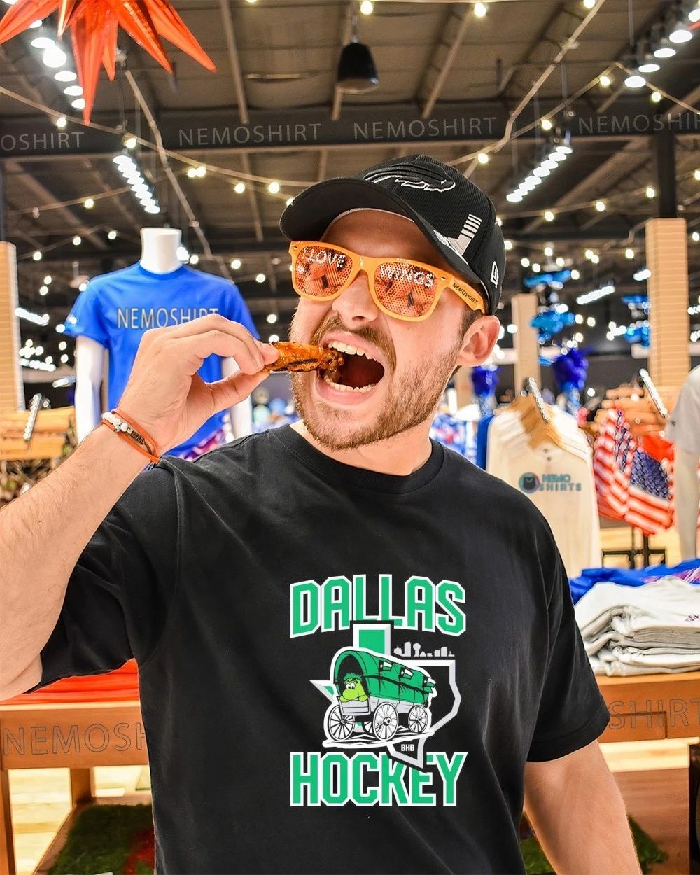 Dallas Hockey BHB Wagon Mascot shirt