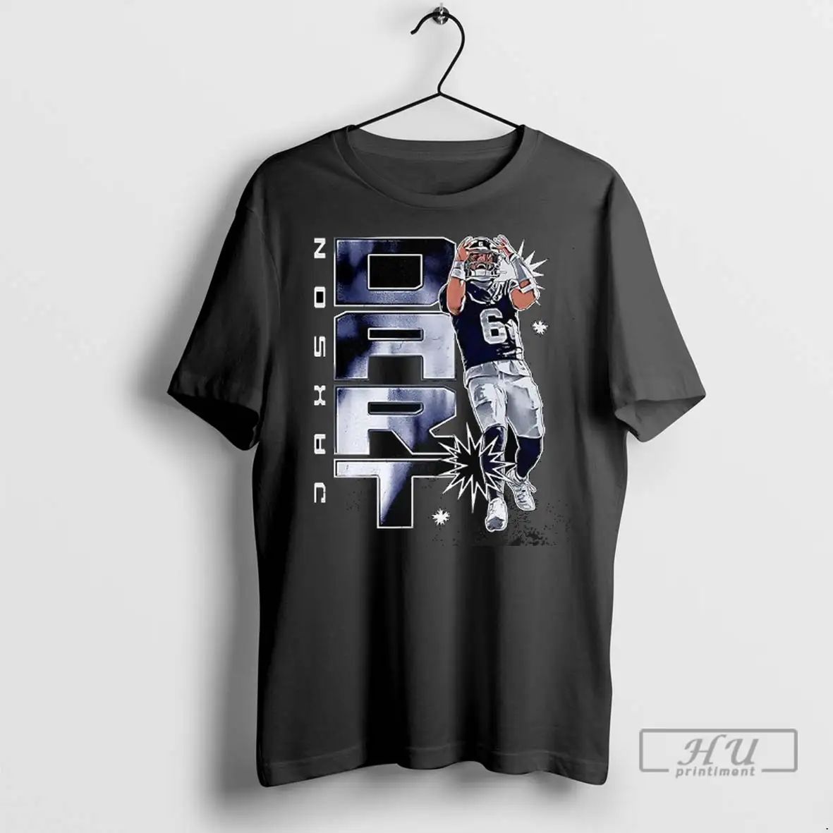 Trending Jaxson Dart New York Giants Football Vertical T Shirts