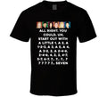 Monicas Erogenous Zones Friends Face Tv Fan T Shirt