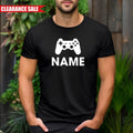 Gaming Personalized T Shirt Short Sleeve Printed 100% Cotton Birthday Gift Tops