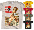 Attack of the 50 Foot Woman V1 1958 T SHIRT TEE Horror beige black  S-5XL