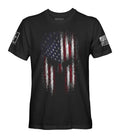 American Spartan Military Flag Patriotic USA T-Shirt