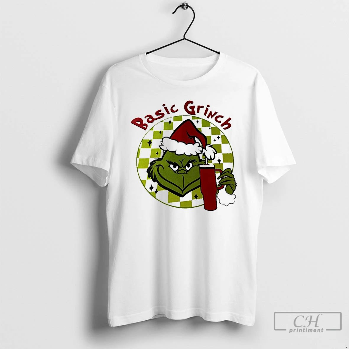 Classic Basic Grinch Christmas White T Shirts