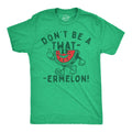 Mens Funny T Shirts Dont Be A Twatermelon Sarcastic Graphic Novelty Tee for Men
