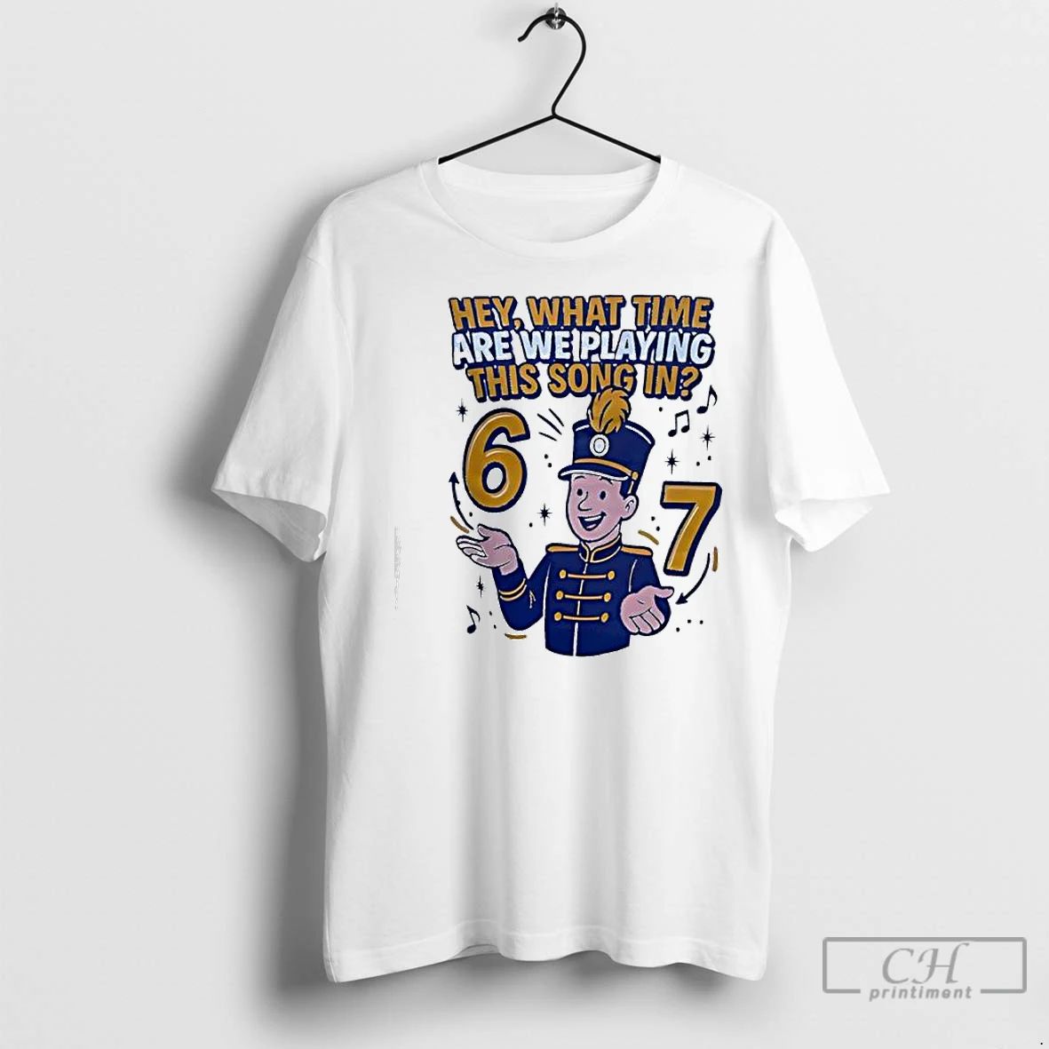 Classic Hey What Time Are We Playing This Song In Pepwear Marching 6 7 Graphic