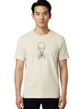 Alien-Eating-Ice-Cream-6 Mens Graphic Tee, 100% Cotton, Casual Summer Wear