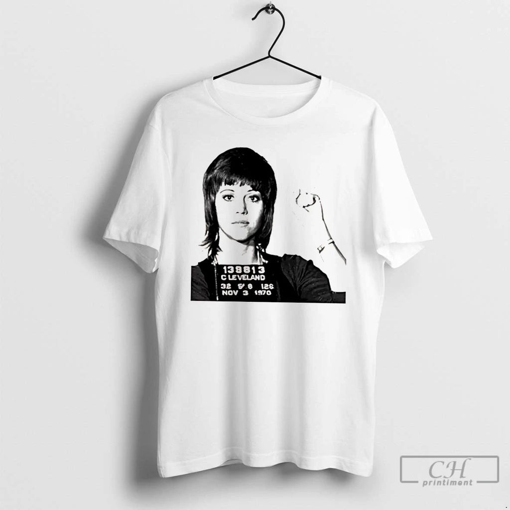 Classic Jane Fonda Mugshot T Shirts