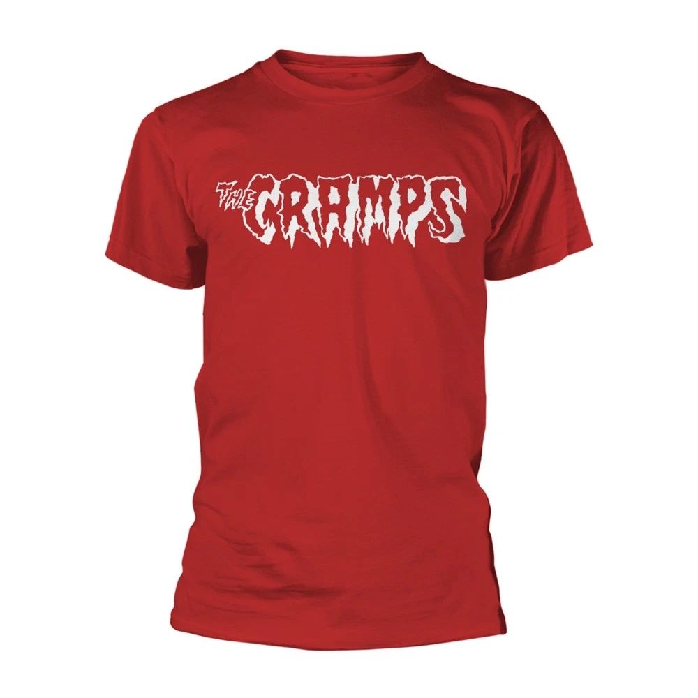 The Cramps : Logo Official T-Shirt (RED) *White Logo