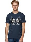 Two-Face Mens Graphic Tee, 100% Cotton, Casual Summer Wear