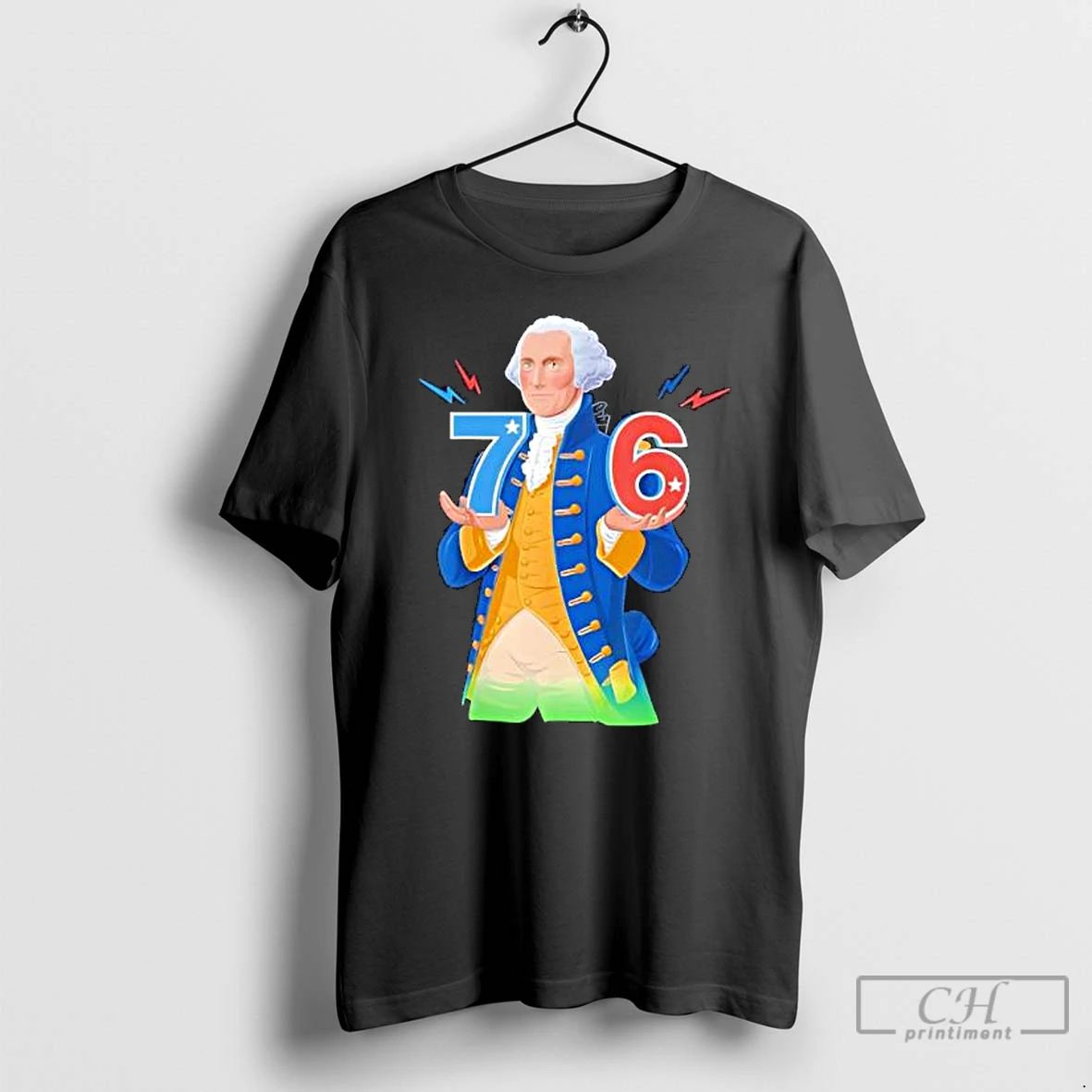 Premium 6 7 7 6 George Washington Seven Six Teacher American T Shirts