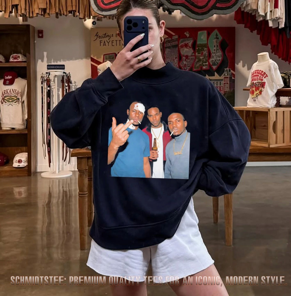 Paid in Full 2002 crime film characters middle finger shirt
