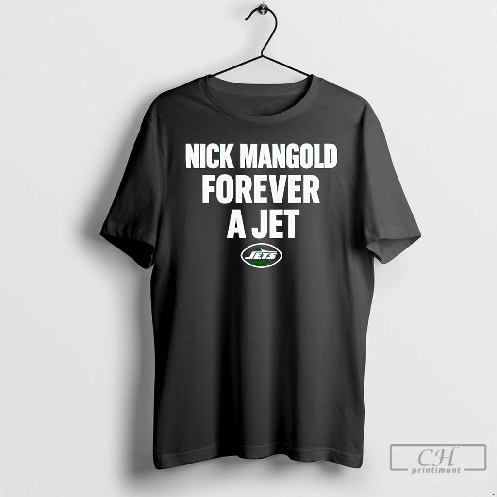 Classic Jets Legend 74 Nick Mangold Forever A Jet T Shirts
