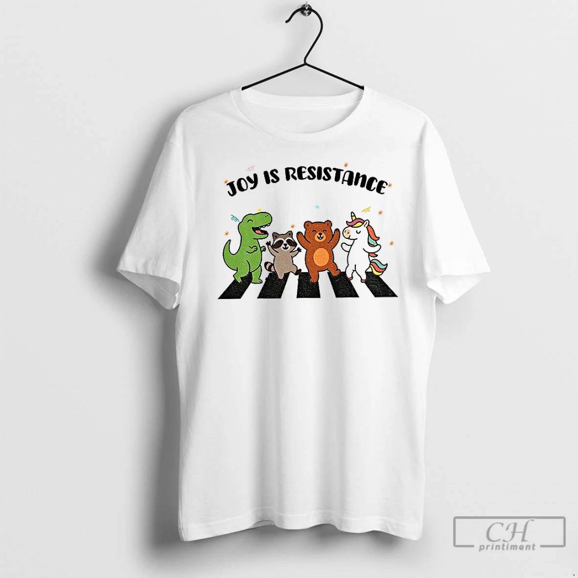Classic Joy Is Resistance Animal Dancing Portland Frog Abolish Ice
