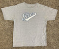 RVCA Shirt Adult Large Gray Spellout Cotton Logo Tee Mens