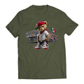 Hip Hop Bear Mexican Flag 64 Impala Inspired Men's Graphic Trending T-Shirt