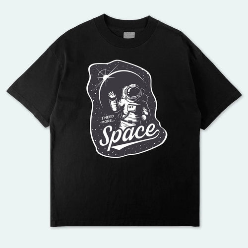 "NEED-MORE-SPACE" - (BLACK) - OBLYVIAN GRAPHIC TEE