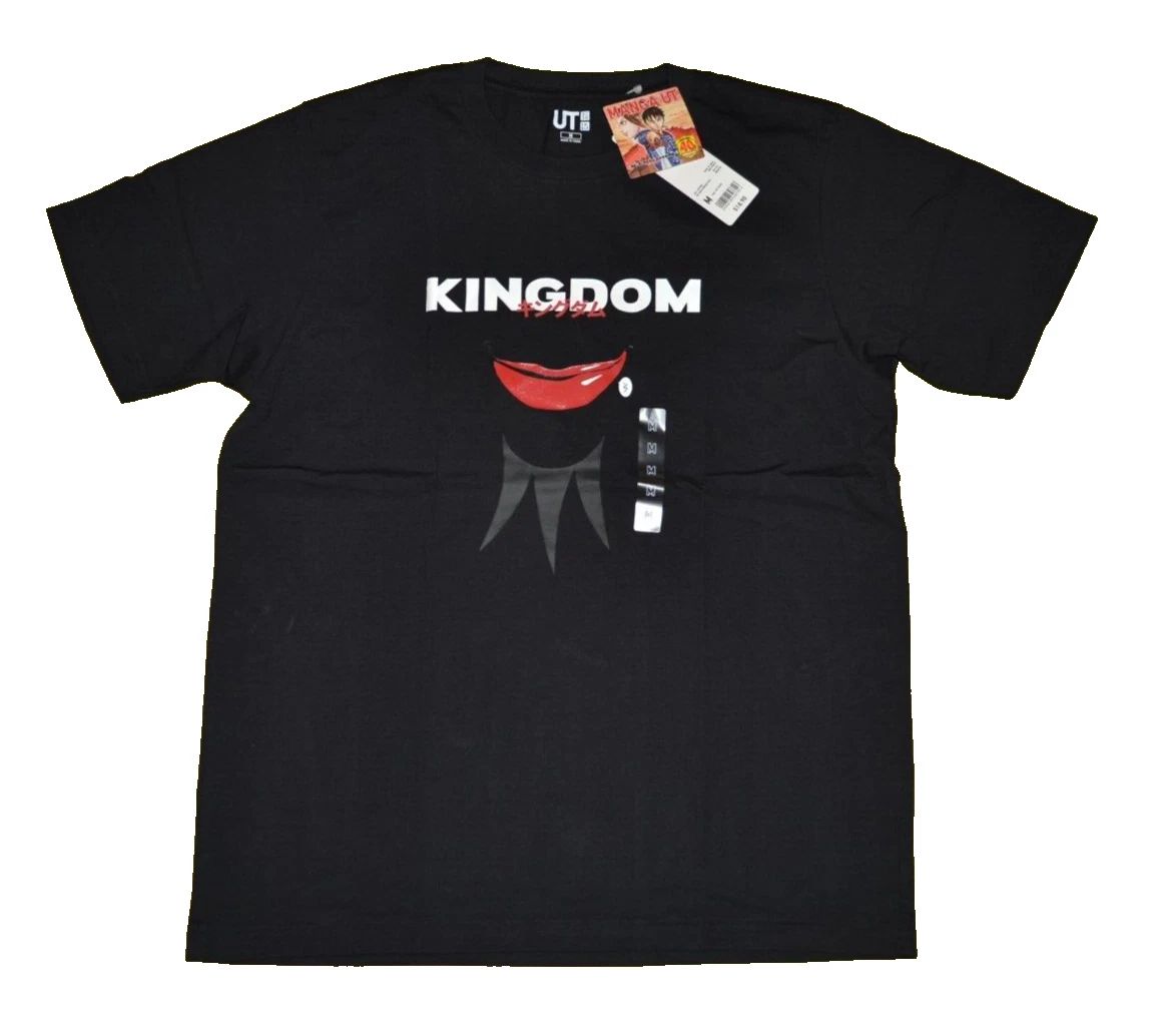 UNIQLO UT - Kingdom Manga Black T-Shirt Men's Medium New w/Tags RARE!