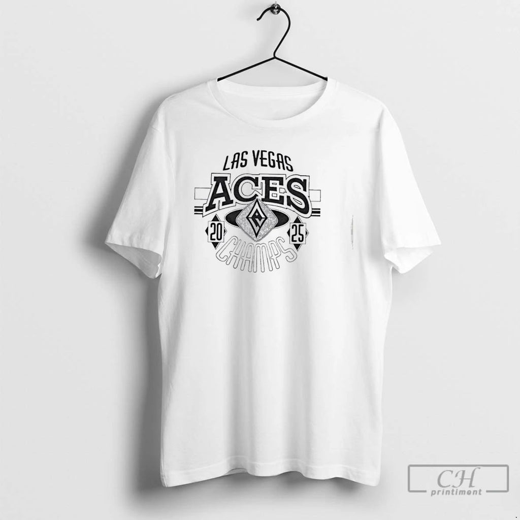 Premium Las Vegas Aces 2025 Wnba Champs Retro T Shirts