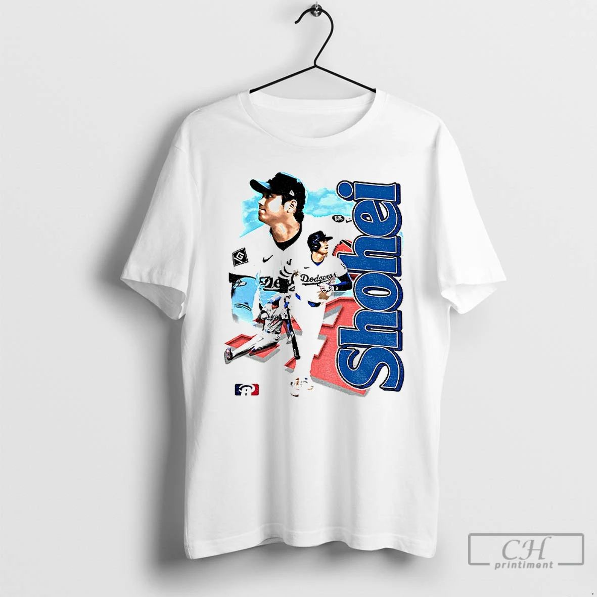 Premium The Shohei Ohtani Los Angeles Dodgers Mlb Baseball World Series Graphic 90s Style