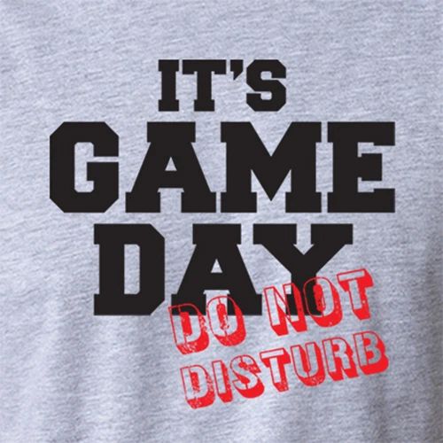 IT'S GAME DAY DO NOT DISTURB football season fantasy funny draft Men's T-Shirt