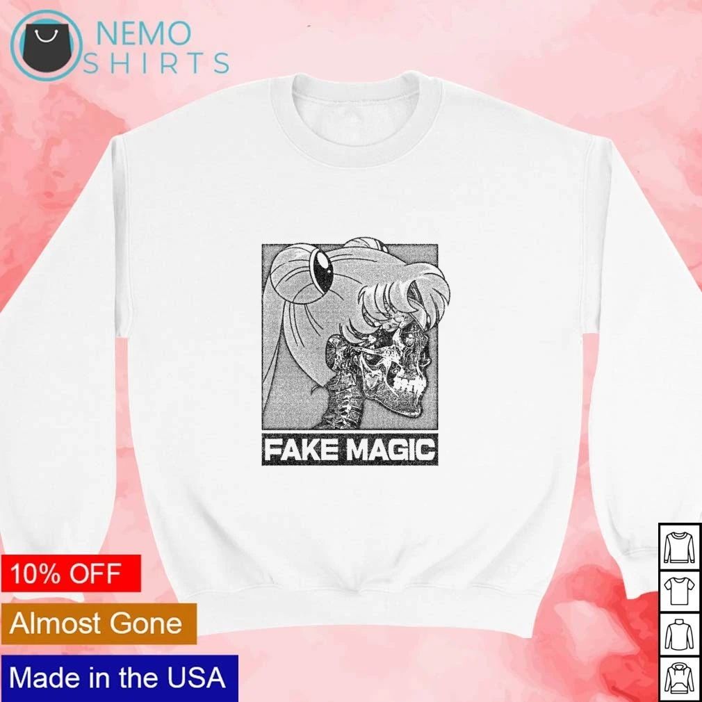 Sailor Moon Fake Magic Anime Skull shirt