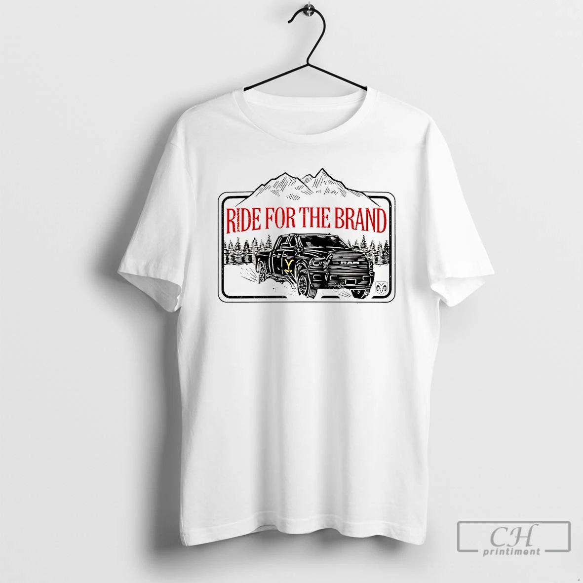 Premium Ram Ride For The Brand T Shirts