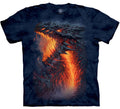 Dragon Lavaborn Fire Breathe Legendary Magical The Mountain Fantasy Shirt S-4X