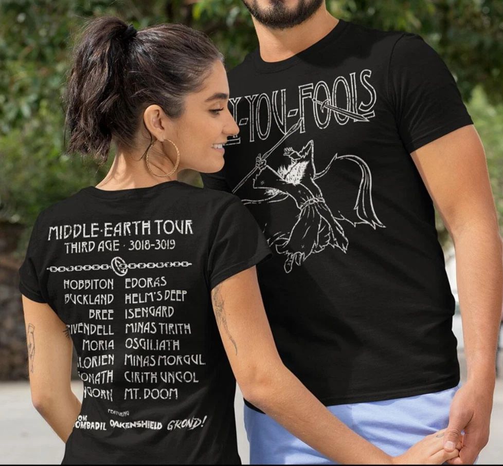 Fly You Fools - Middle Earth Tour T-Shirt | Wizard Long Sleeve Shirt | Sweater