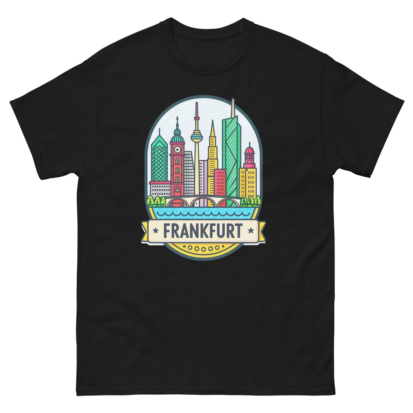 Frankfurt World Travel Urban Area City T-Shirt