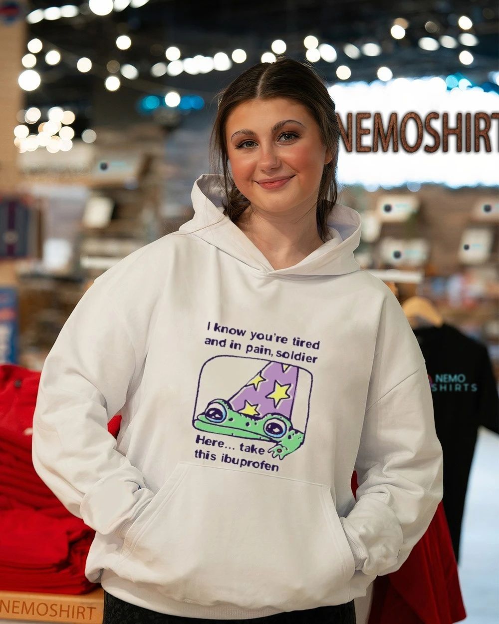 Frog Wizard I know you’re tired and in pain soldier here take this ibuprofen shirt