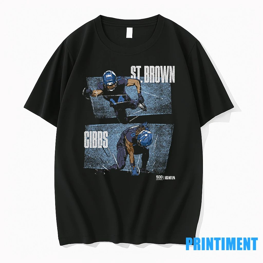 Jahmyr Gibbs T Shirt Detroit Football 14 Tshirts Sweater