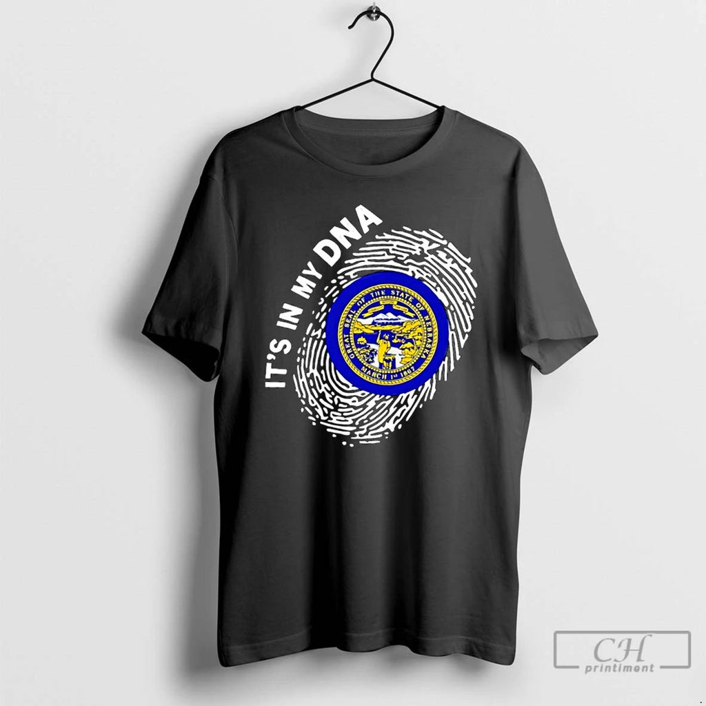 Classic Its In My Dna Great Seal Of The State Of Nebraska March 1867 Logo