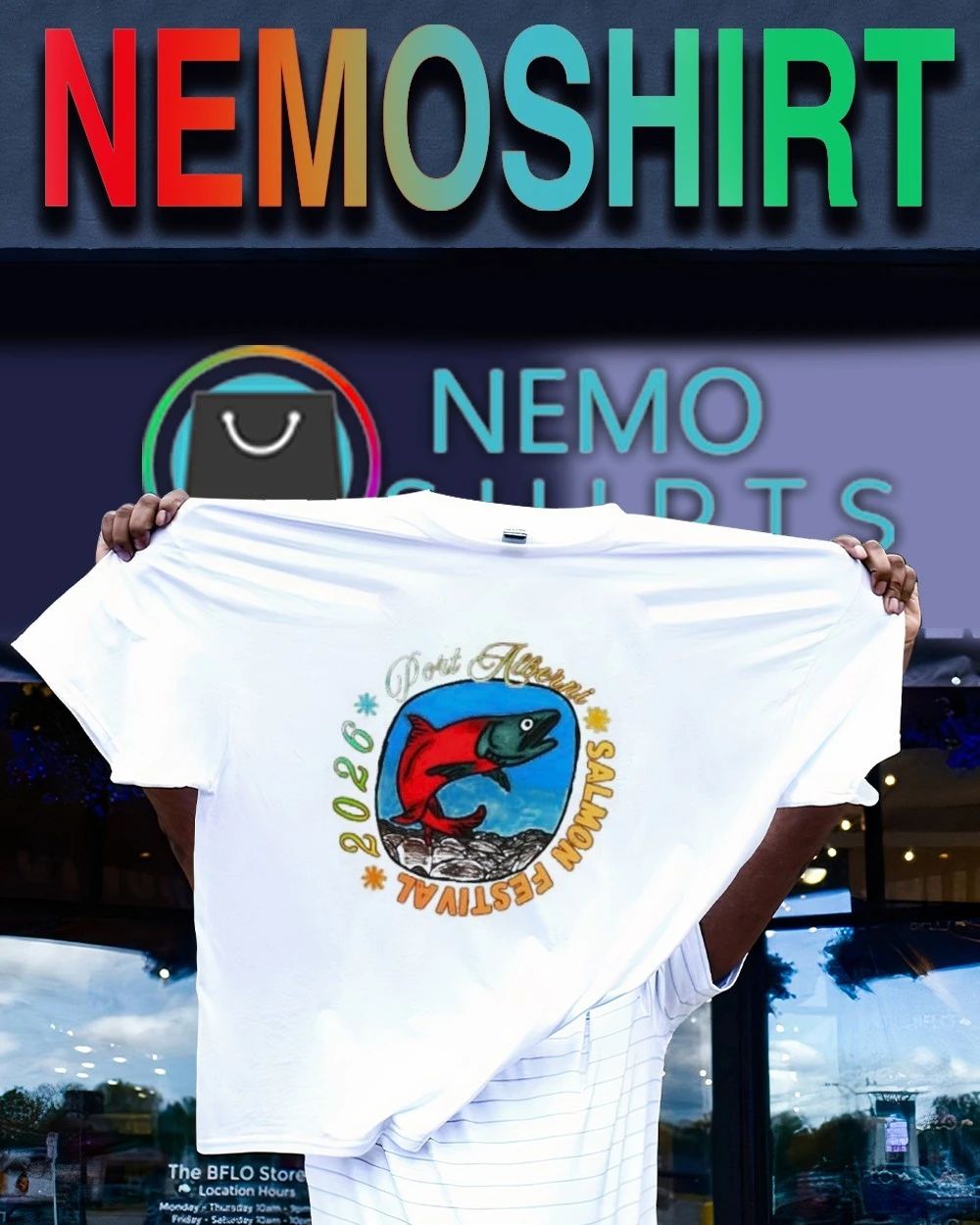 Port Alberni Salmon Festival 2026 shirt