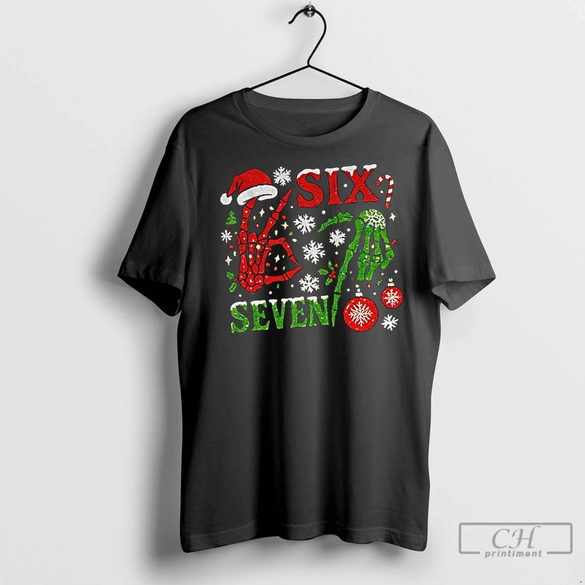 Classic 6 7 7 6 Christmas Skeleton