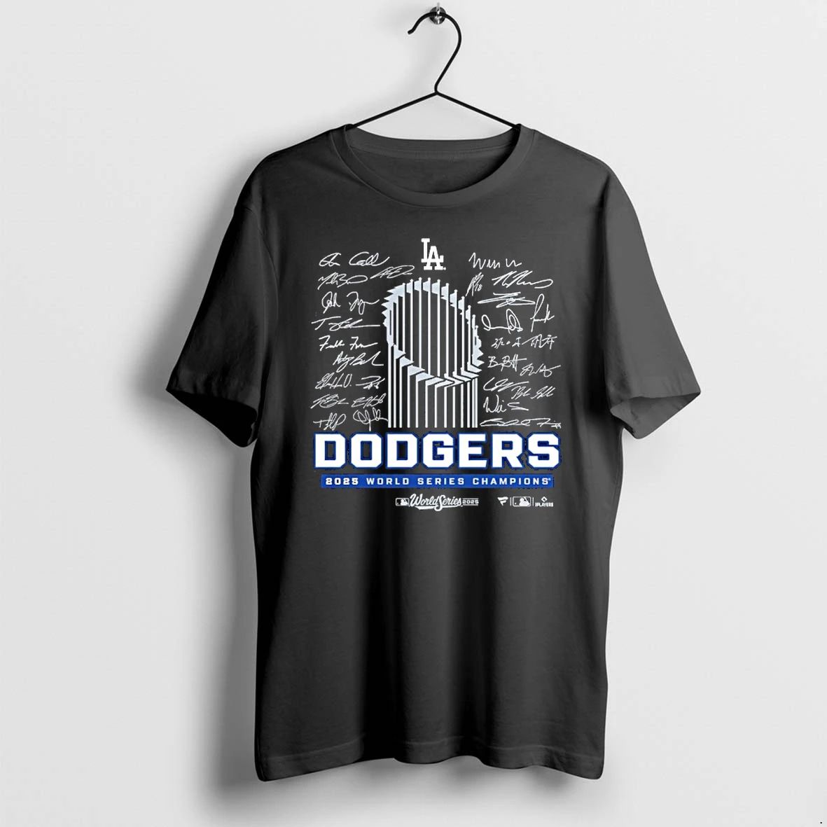 Los Angeles Dodgers 2025 World Series Champions Signature Roster Tshirts Sweater